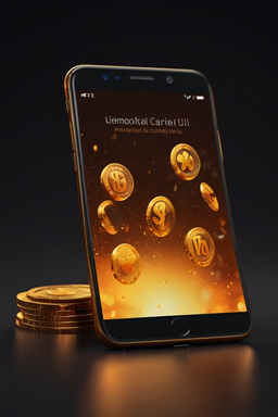 Smartphone mit Casino-App